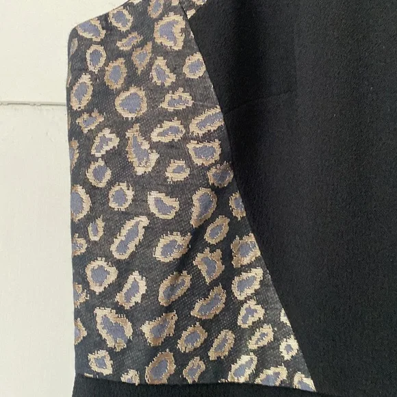 Ann Taylor petite dress with contrasting fabric on sides for a small waist look - Picture 4 of 5